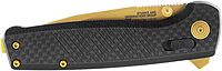 SOG Terminus XR LTE Lightweight Everyday Carry Folding Knives with Pocket Clip| Cryo CPM S35VN Steel | XR Locking Mechanism Carbon/Gold