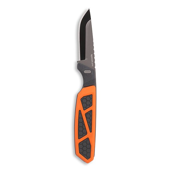 OUTDOOR EDGE Razor APX 2.5" Fixed Hunting Knife with Replaceable Blades & Sheath–All in One Field Dressing Knife Set for Skinning & Caping-Includes 5 Black Drop Point Blades 2.5 Inches