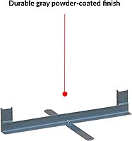 Birchwood Casey 18" Steel Folding Target Stand for Shooting - Durable Powder-Coated Metal Target Base Stand with 4 Stake