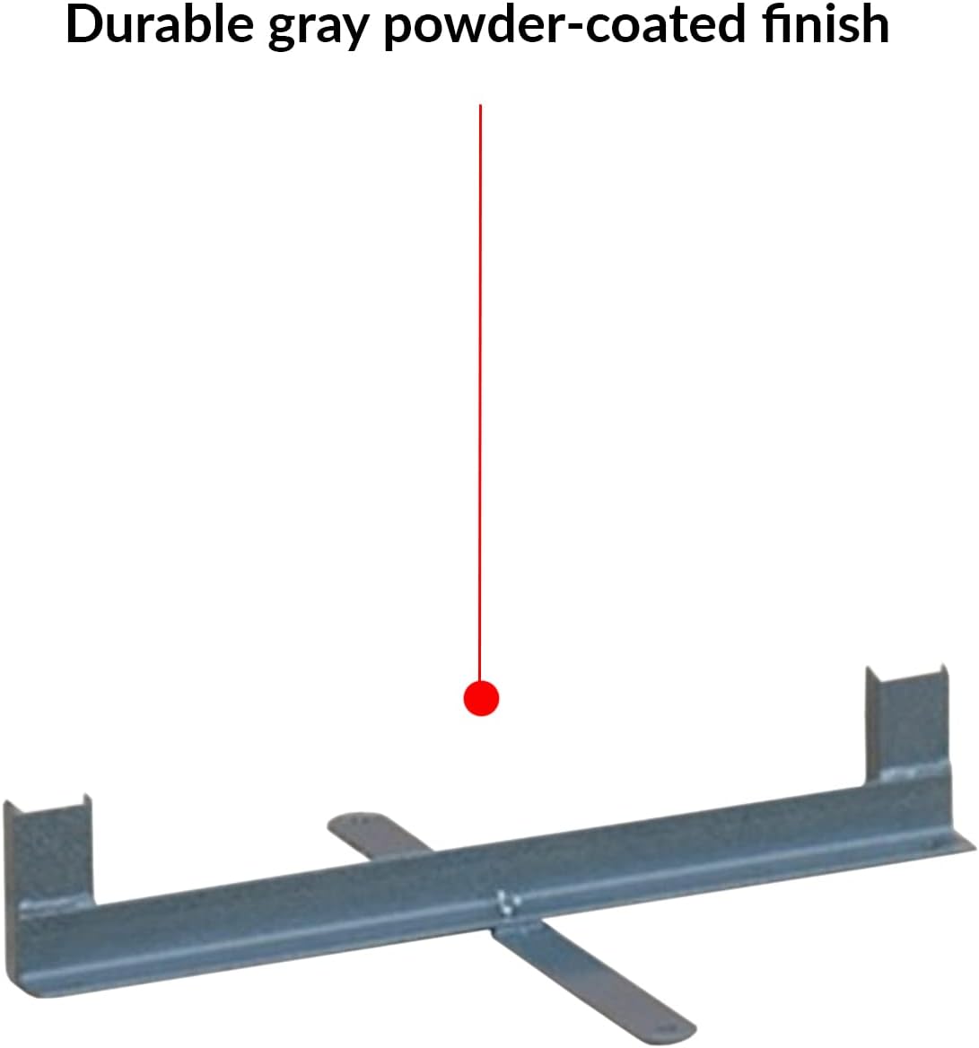 Birchwood Casey 18" Steel Folding Target Stand for Shooting - Durable Powder-Coated Metal Target Base Stand with 4 Stake