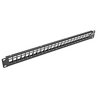 Tripp Lite 1U Rack-Mount Blank Keystone/Multimedia Patch Panel