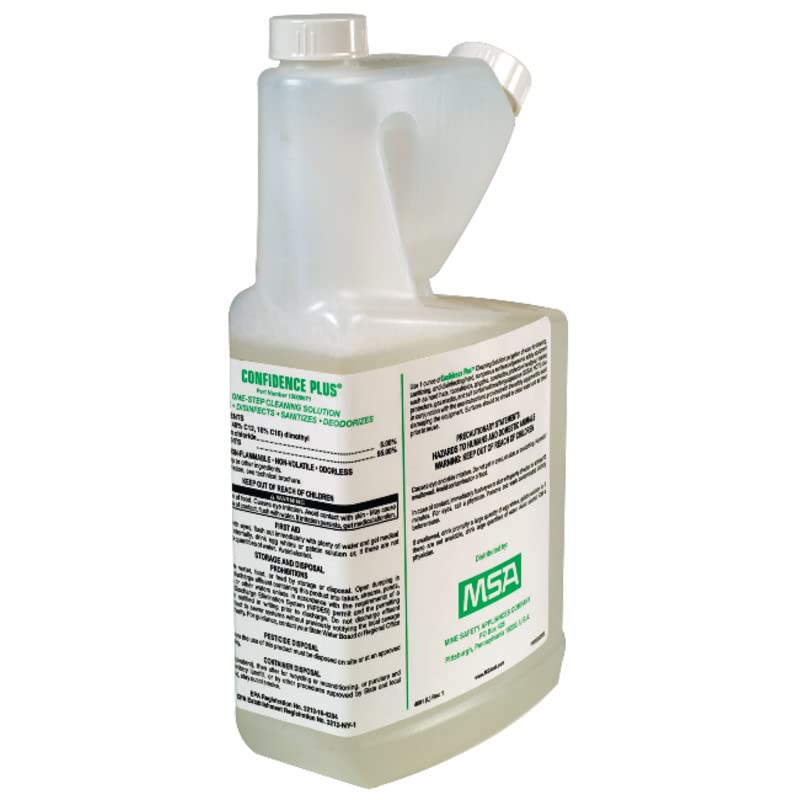 MSA 10009971 Confidence Plus 2 - Liquid Germicidal Cleaner, Makes up to 32 Oz of Sanitizer