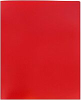 JAM Paper Heavy-Duty 2-Pocket Plastic Presentation Folders - Letter Size