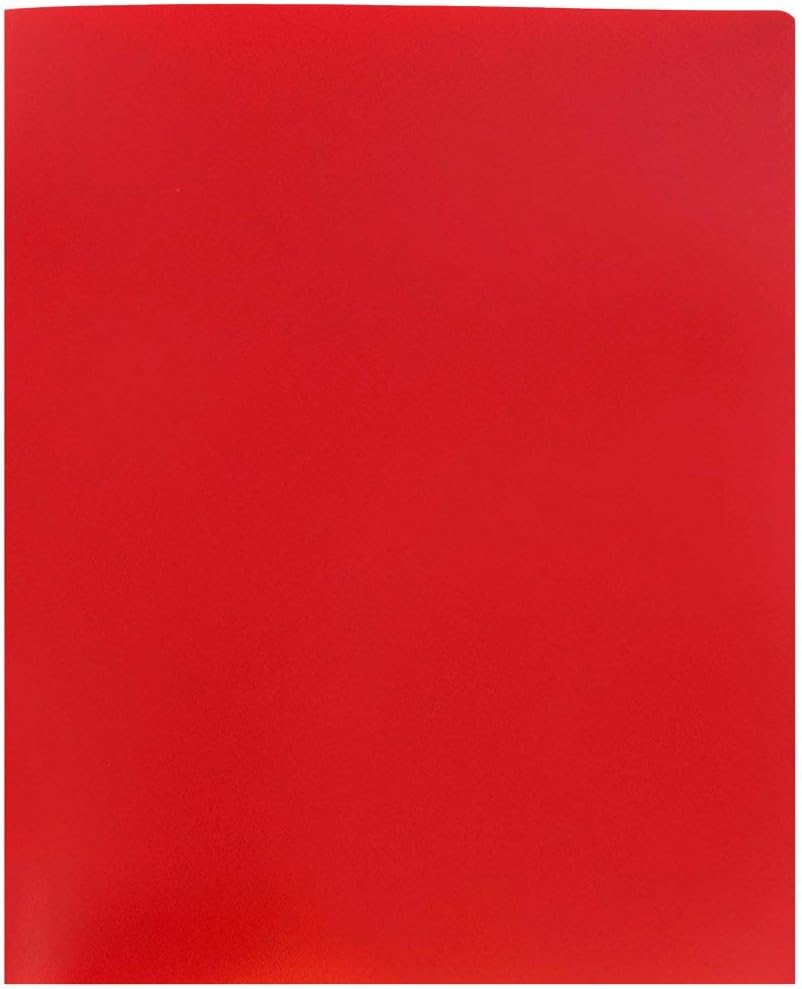 JAM Paper Heavy-Duty 2-Pocket Plastic Presentation Folders - Letter Size