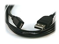 MONOPRICE USB 2.0 A Male to Micro-B Male 5-Pin Cable (28/28AWG)