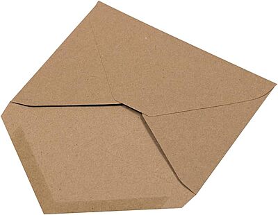 JAM PAPER Booklet Invitation Envelopes, Brown Kraft, Recycled