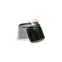 ANCHOR BRAND 101-3442-B-DG Dark Green Aluminum Bound Visor, 15.5" x 15.5", Dark Green