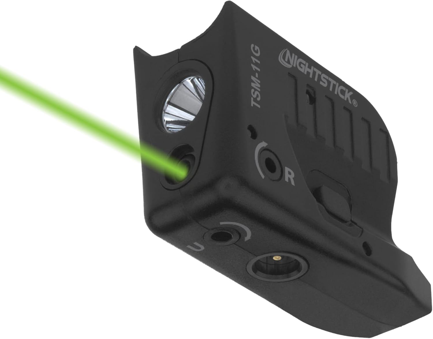 Nightstick TSM-11G 150- Lumen Rechargeable Tactical Light withGreen Laser Sight -IP-X4 Water-Resistant Handgun Lights