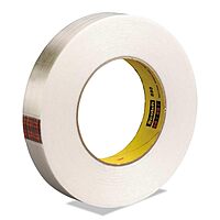 3M Scotch 898 Polypropylene Filament Tape, 380 lbs/in Tensile Strength, 55m Length x 48mm Width, Clear