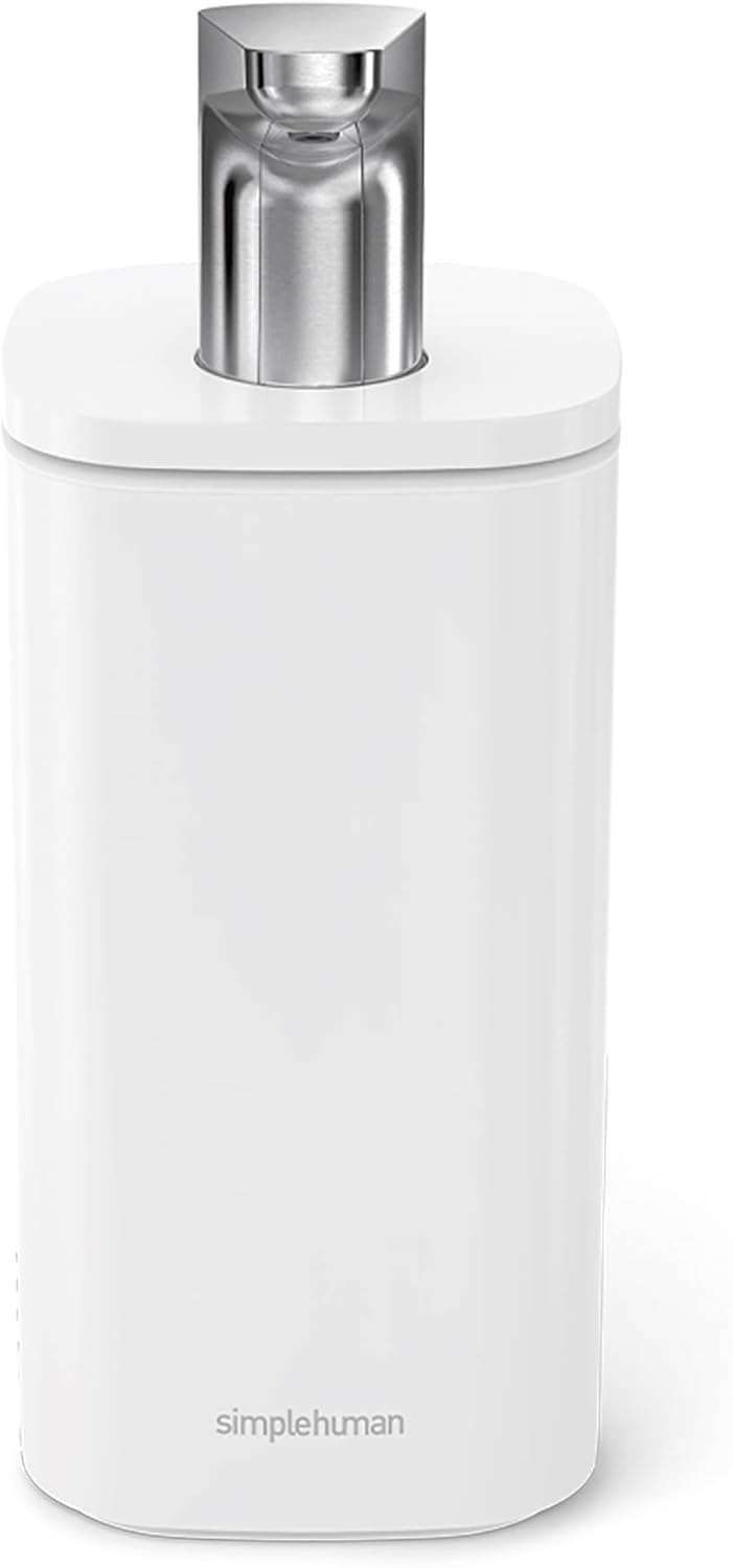 simplehuman Pulse Pump Countertop Liquid Soap Dispenser, Drip-Free Stainless Steel