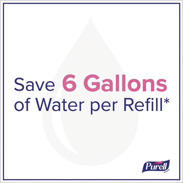 PURELL HEALTHY SOAP With CLEAN RELEASE Technology Foam ES10 Refills, Fragrance Free, 1200 mL, Clear, Case Of 2 Refills