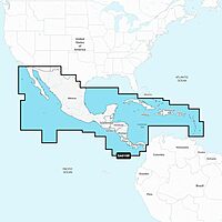 Navionics NASA010R - Central America & Caribbean - Navionics+