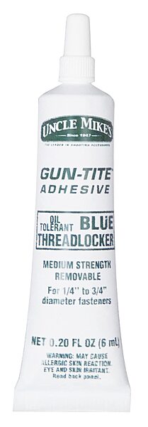 Uncle Mike's Gun-Tite Glue Gun-TITE Glue Resealable Tube, Blister 16310, Black