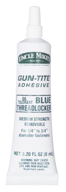 Uncle Mike's Gun-Tite Glue Gun-TITE Glue Resealable Tube, Blister 16310, Black