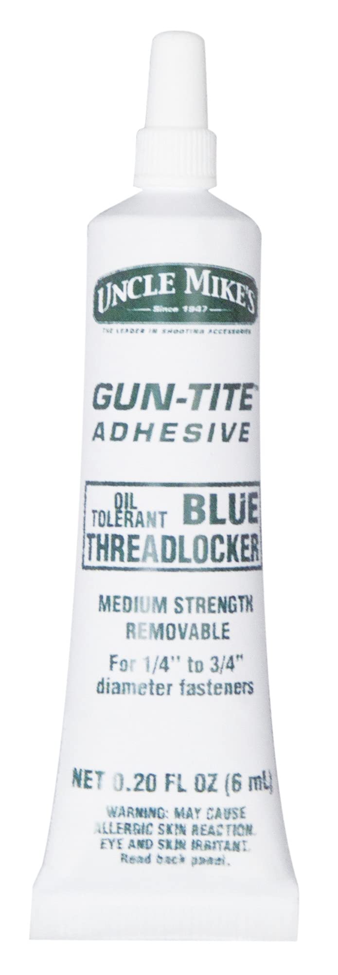 Uncle Mike's Gun-Tite Glue Gun-TITE Glue Resealable Tube, Blister 16310, Black