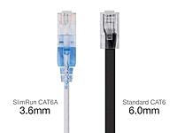 Monoprice SlimRun Cat6A Ethernet Patch Cable - 30AWG UTP Snagless RJ45 10G