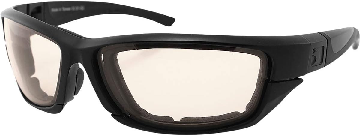 Bobster ® Decoder 2, Matte Black Frame, Clear Photochromic Lens