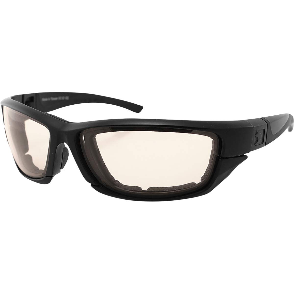 Bobster ® Decoder 2, Matte Black Frame, Clear Photochromic Lens