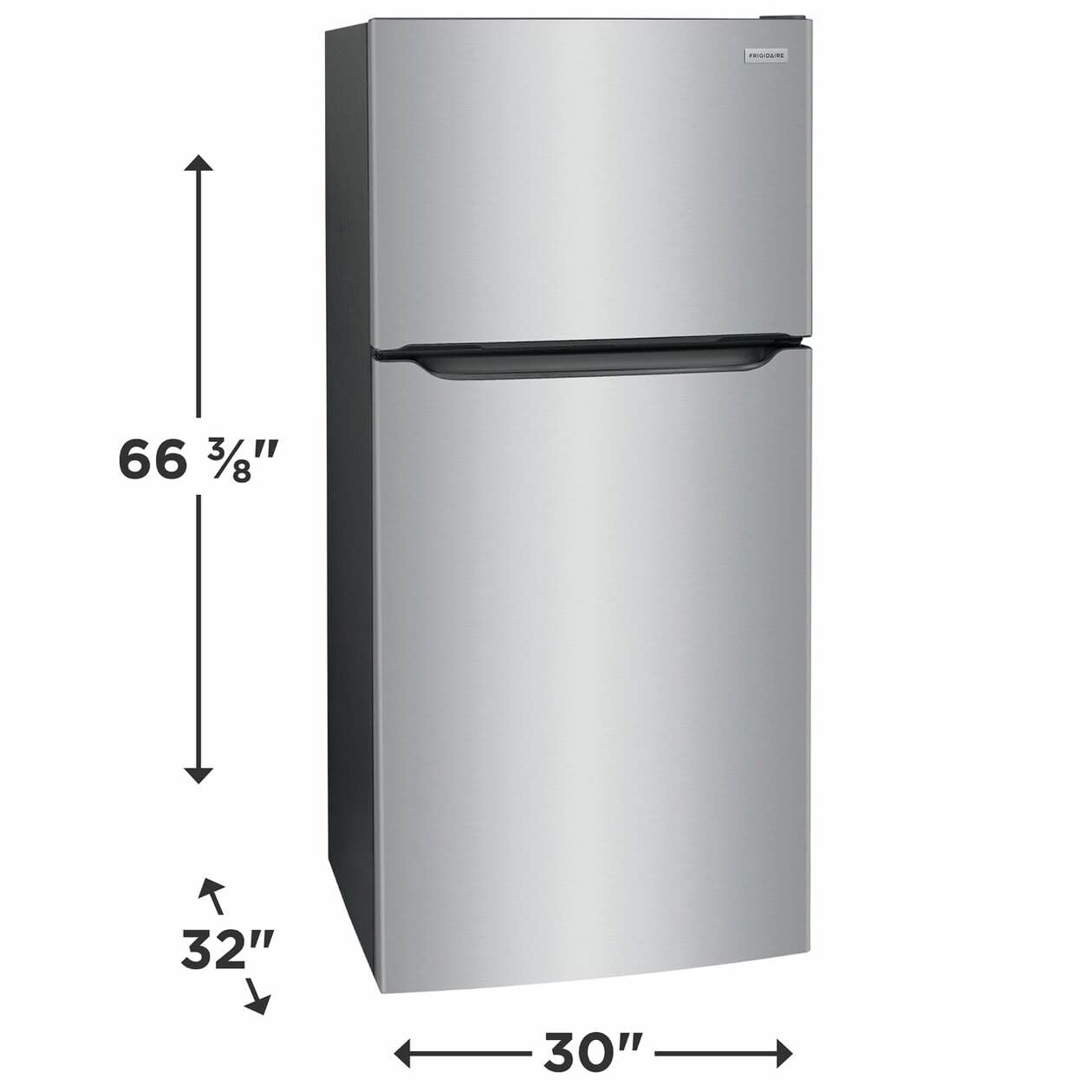 Frigidaire 20.0 Cu. Ft. Top Freezer Refrigerator - 20 ft - No-frost - Top Mount - Reversible