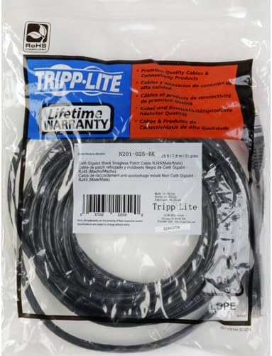 Tripp Lite Cat6 Gigabit Snagless Molded Patch Cable (RJ45 M/M)