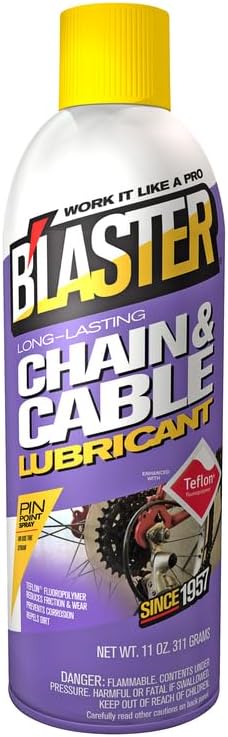 Blaster 16-CCL Long-Lasting Chain and Cable Lubricant, 11 oz, Multi
