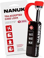 NANUK TSA Approved Lock – Durable, Secure Travel Case Lock with Cut-Resistant Steel Shackle & Rustproof Luggage Lock 900-TSA