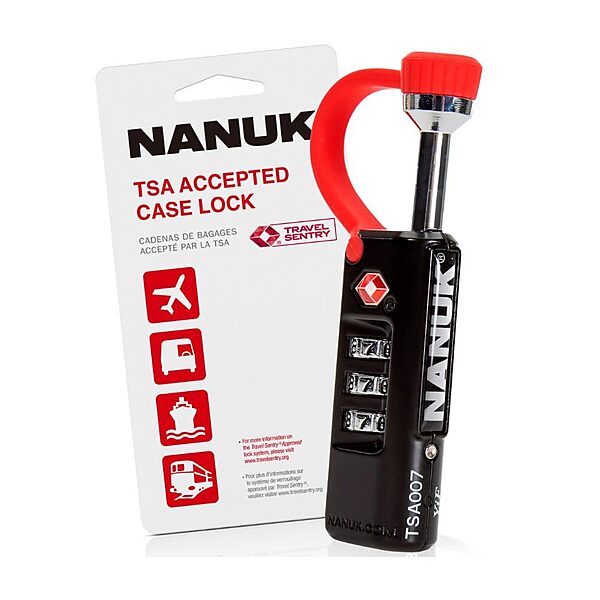 NANUK TSA Approved Lock – Durable, Secure Travel Case Lock with Cut-Resistant Steel Shackle & Rustproof Luggage Lock 900-TSA