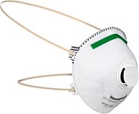 Honeywell NIOSH-Approved N95 Respirator Mask with Exhalation Valve for Airborne Particulates (RWS-54006)