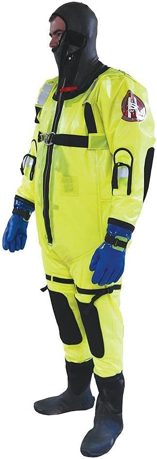 First Watch RS-1000 Ice Rescue Suit - Hi-Vis Yellow, RS-1000-HV-U