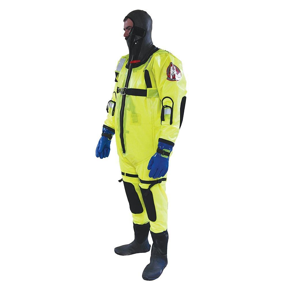 First Watch RS-1000 Ice Rescue Suit - Hi-Vis Yellow, RS-1000-HV-U