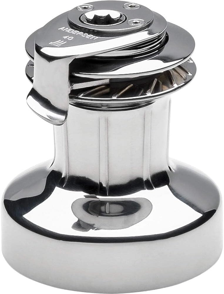 ANDERSEN 40 ST FS - 2-Speed Self-Tailing Manual Winch - Full Stainless Steel