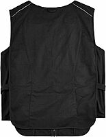 Chill-Its 6255 Lightweight Phase Change Cooling Vest, Cotton/Polyester, Large/X-Large, Black