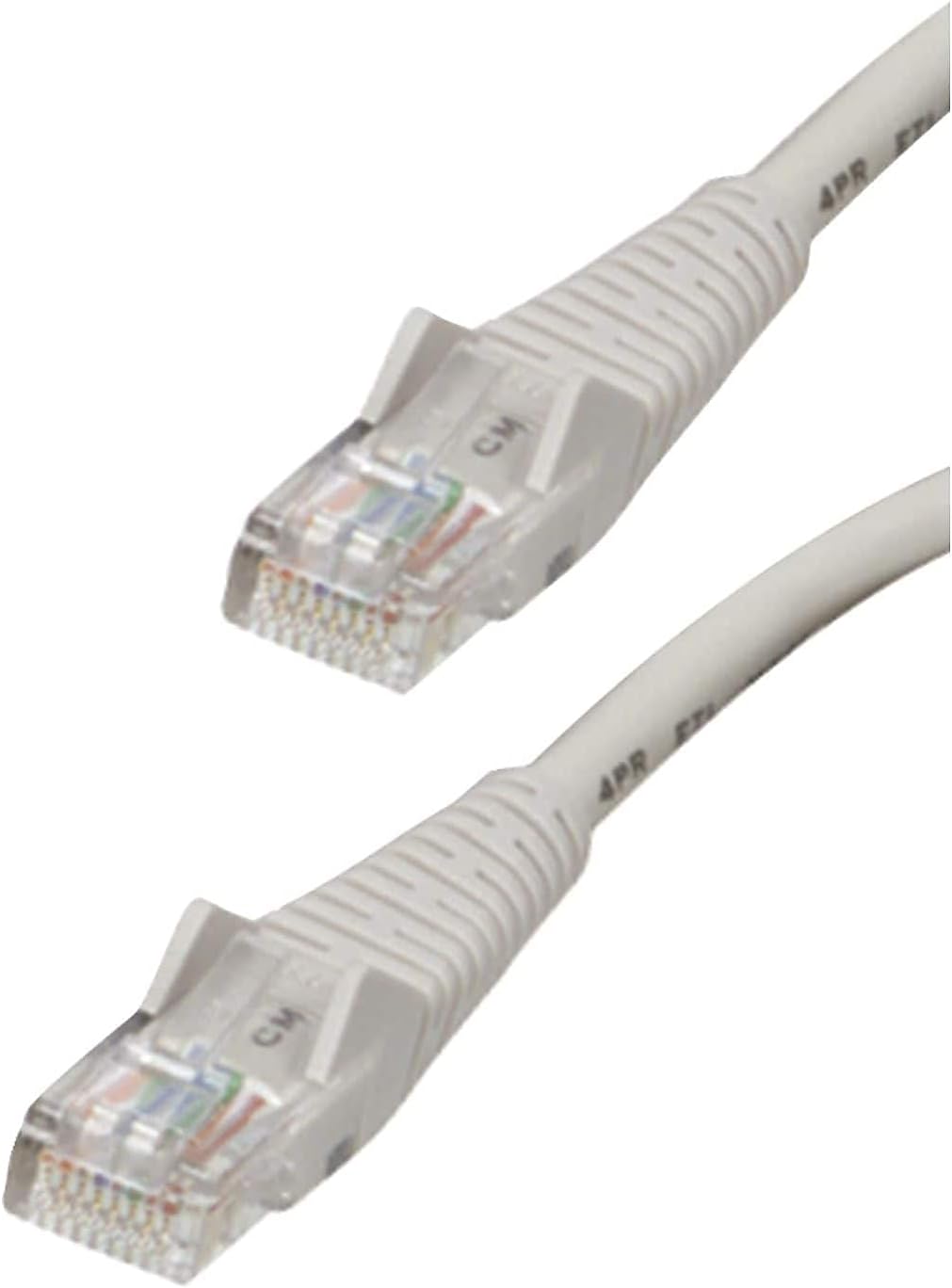 Tripp Lite Cat5e 350MHz Snagless Molded Patch Cable (RJ45 M/M) - Gray, 7-ft.(N001-007-GY)