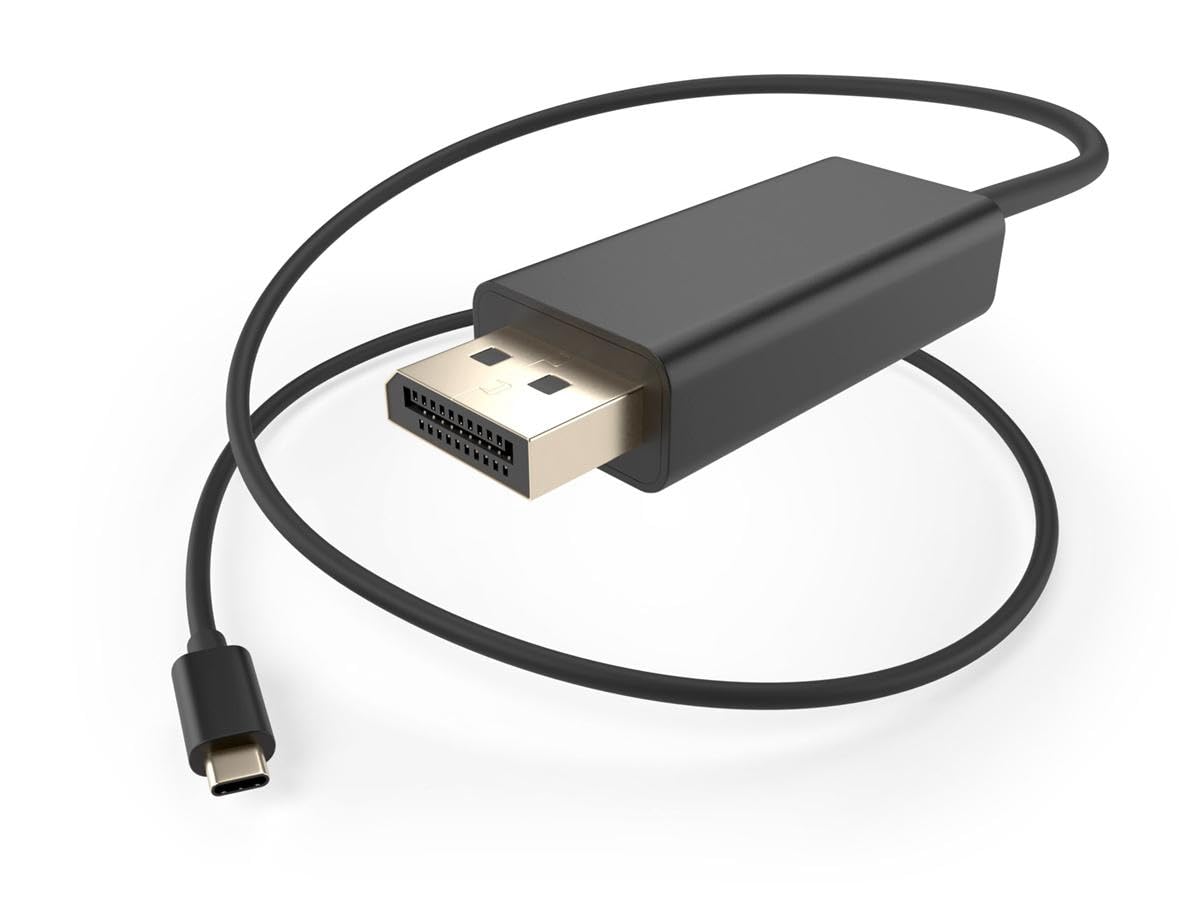 UNC Group - DisplayPort cable - 24 pin USB-C (M) to DisplayPort (M) - USB 3.1 - 6 ft