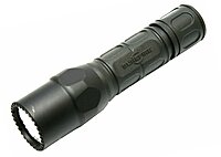 SureFire G2X Tactical Single-Output LED Flashlight with Tactical tailcap click switch, Black