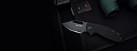 SOG Stout FLK Everyday Carry Compact Camping Folding Knife | G10 & Steel Handle | CRYO D2 Steel Blade | Quick Opening