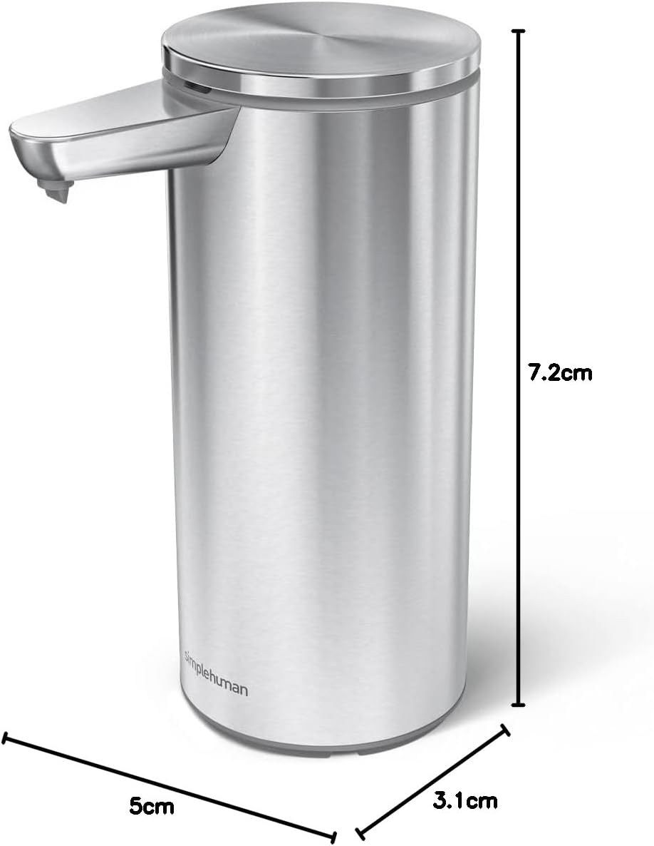 simplehuman Touch-Free Sensor Soap and Sanitizer Dispenser
