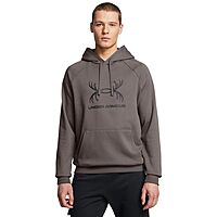 Under Armour Men's Rival Fleece Antler Wordmark Hoodie