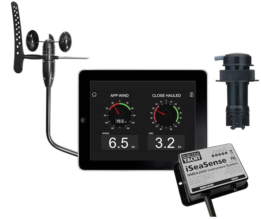 Digital Yacht iSeaSense Wireless Speed Depth Temp Pack Plus Wind