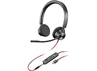 Poly Blackwire 3325 Stereo USB-C Headset +3.5mm Plug +USB-C/A Adapter - Stereo - USB Type C, Mini-phone (3.5mm) - 8X221AA
