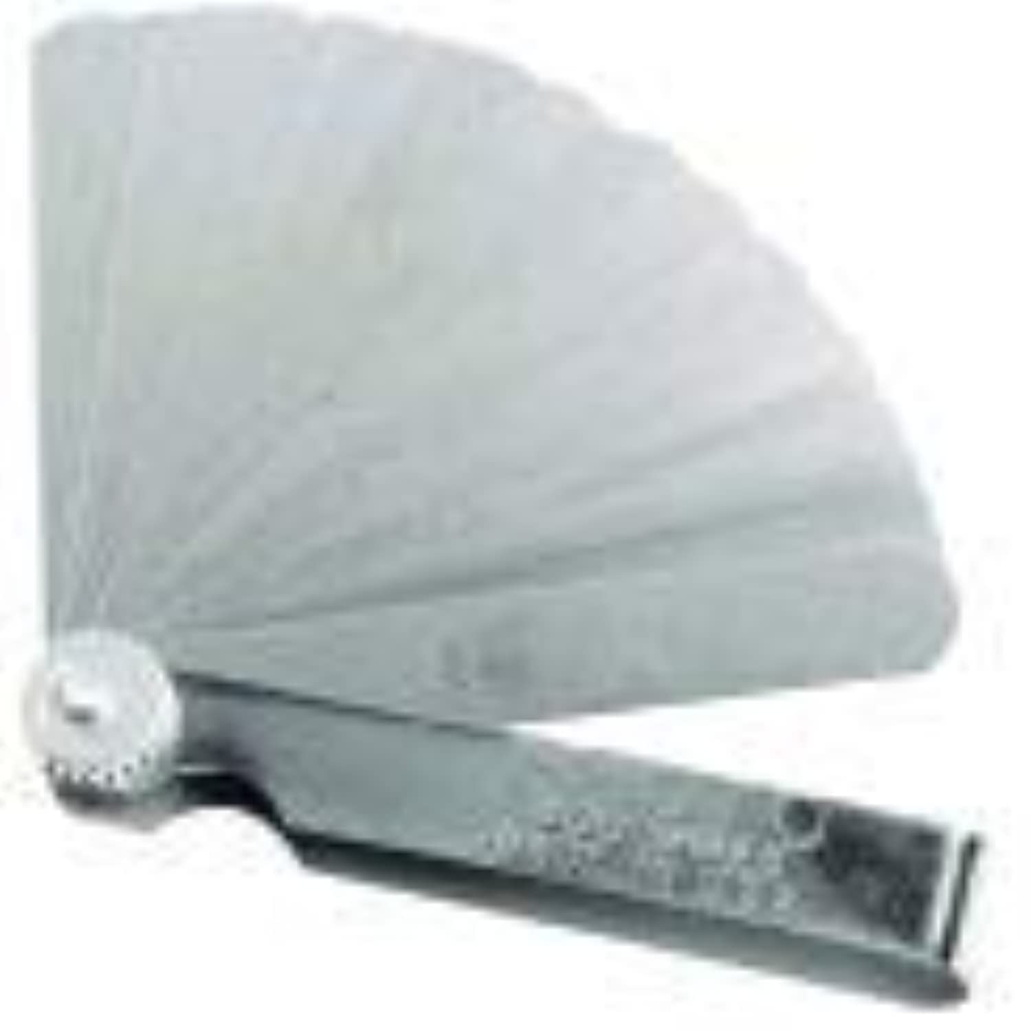 Proto J000TL 25 Blade Long Feeler Gauge Set and Stanley Proto J00MM25 25 Blade Metric Feeler Gauge Set Dimensional