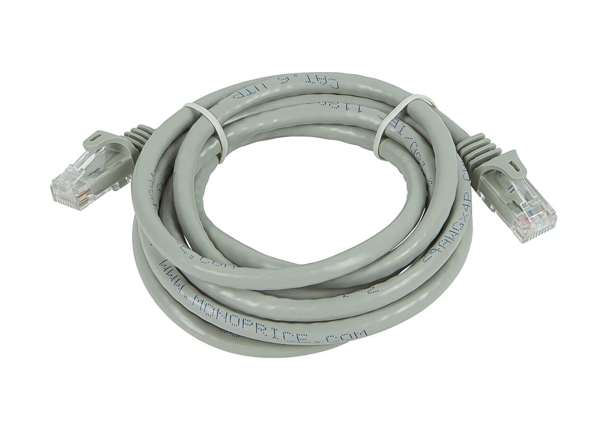 Monoprice Cat6 Flexboot Ethernet Patch Cable UTP 24AWG 550MHz Snagless RJ45
