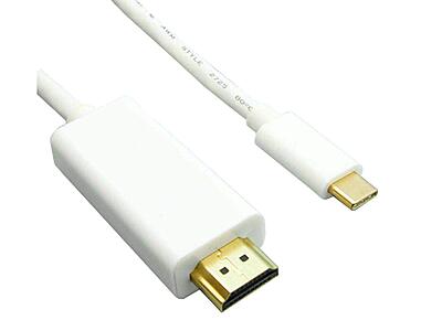 Unirise USB Type C to HDMI Male Cable 6 Feet - 6 ft HDMI/USB A/V Cable - USBCHDMI06F