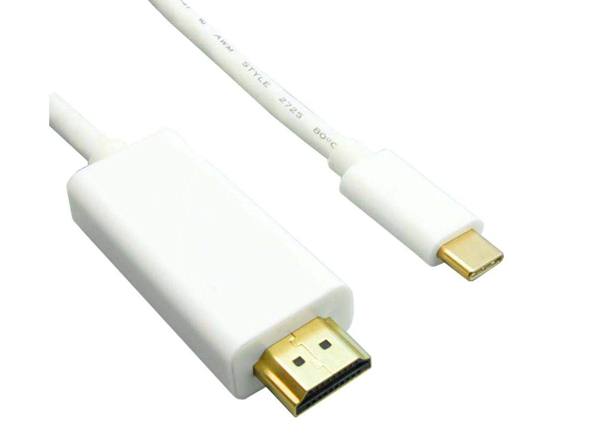 Unirise USB Type C to HDMI Male Cable 6 Feet - 6 ft HDMI/USB A/V Cable - USBCHDMI06F