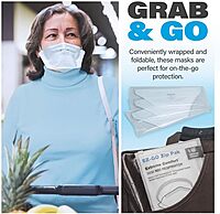 GERSON N95 Pouch Respirator, Made in U.S.A. 4 Boxes, 50 Mask Per Box