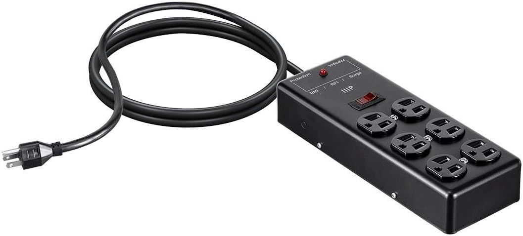 Monoprice Heavy Duty Metal Surge Protector Power Strip / Power Box