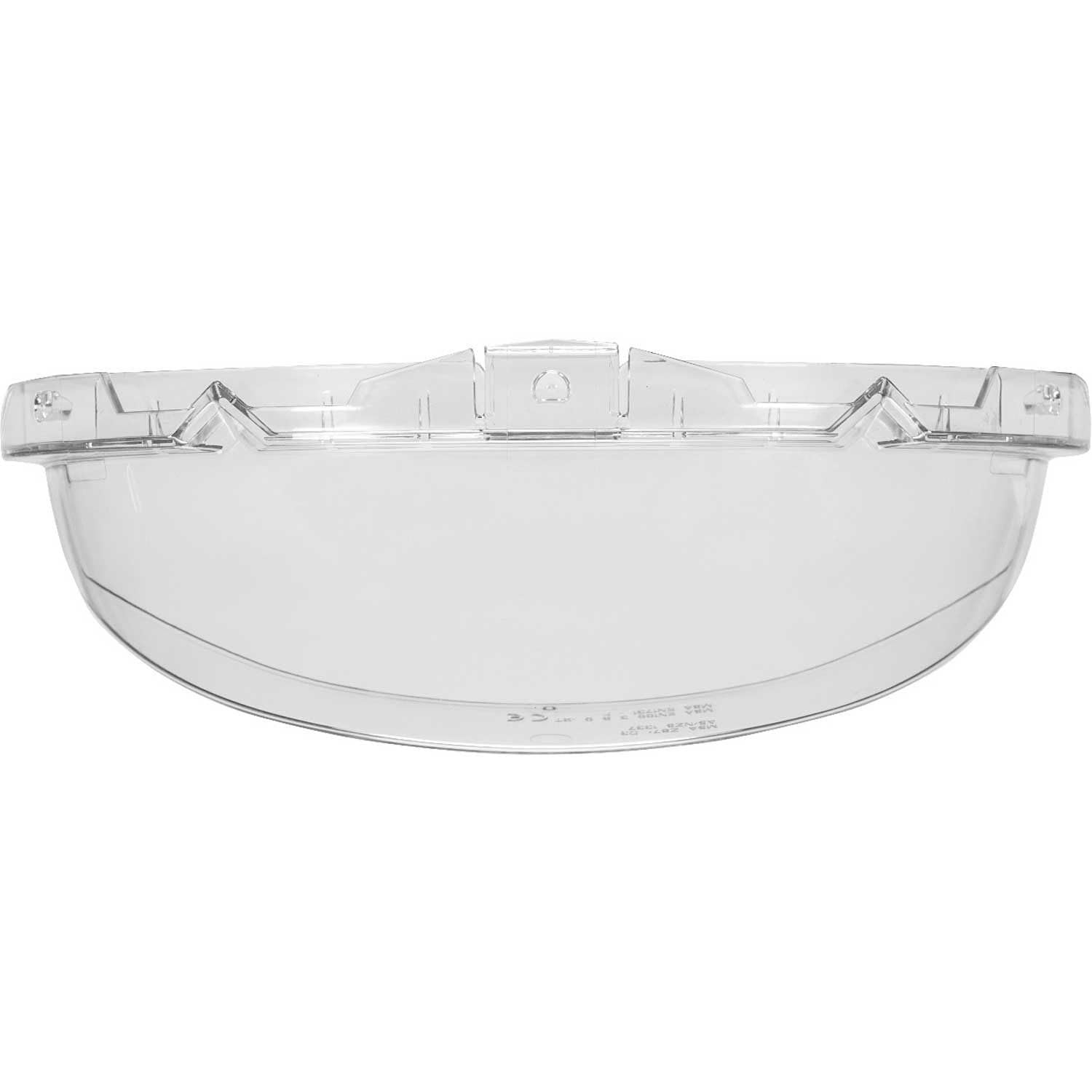 MSA 10149029 V-Gard Polycarbonate Chin Protector, Standard, Clear