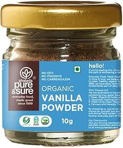 PURE&SURE - ORGANIC VANILLA POWDER 10GM