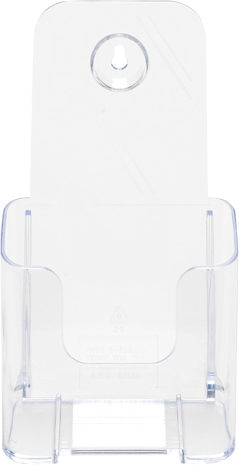 Office Depot Brand High-Back Literature Holder, 7-3/4inH x 4-1/4inW x 7-3/4inD