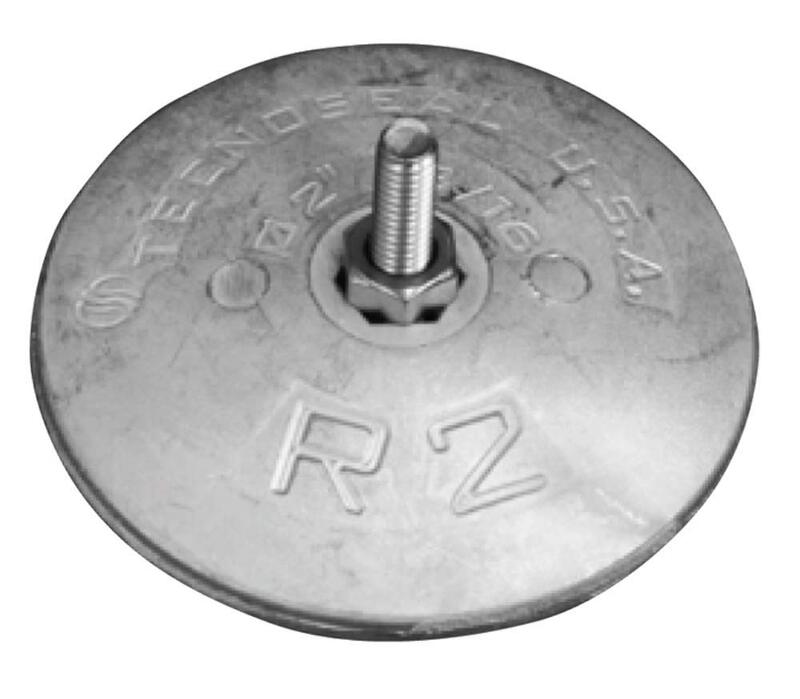Tecnoseal R2 Rudder Anode - Zinc - 2-13/16" Diameter